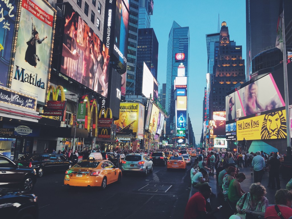 New York –  If I can make it there, I’ll make it anywhere.